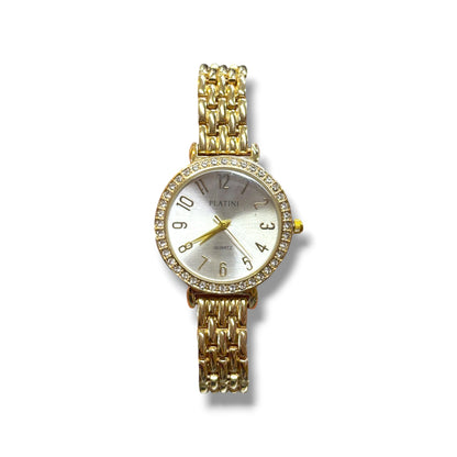 RELOJ DE ACERO PARA DAMA PLATINI AAA
