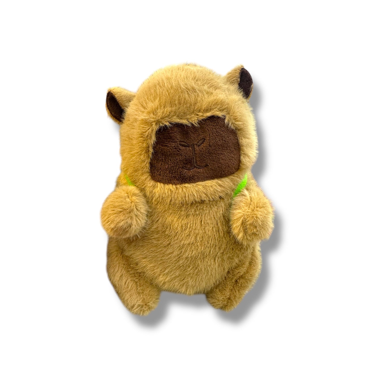Peluche de Capibara con bolso de tortuga de 25 CM