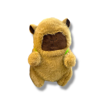 Peluche de Capibara con bolso de tortuga de 25 CM