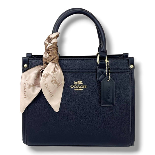 BOLSO COACH PARA DAMA SAGE TOTE AAA - NEGRO LISO
