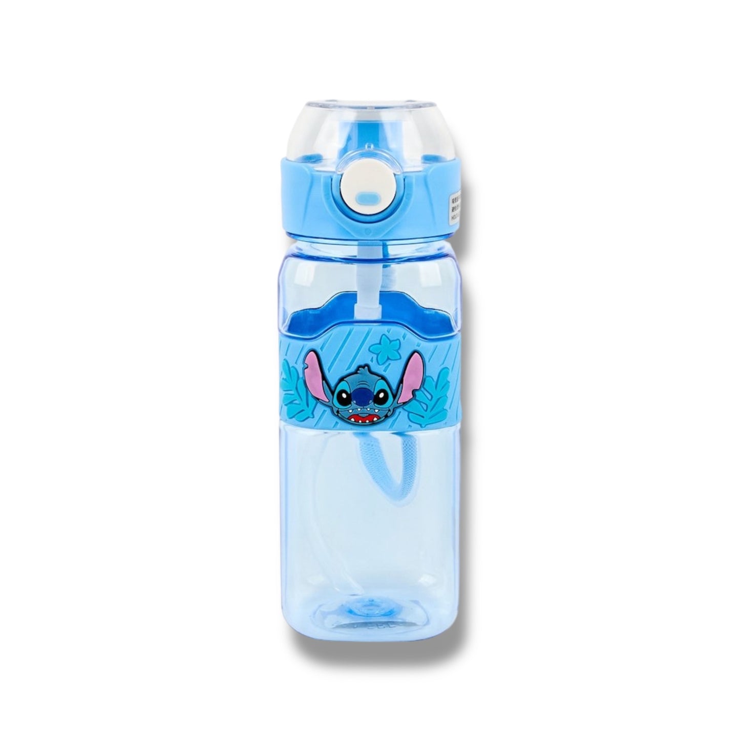 BOTELLA PLÁSTICA CON DISEÑO DE STITCH - PARA NIÑ@S
