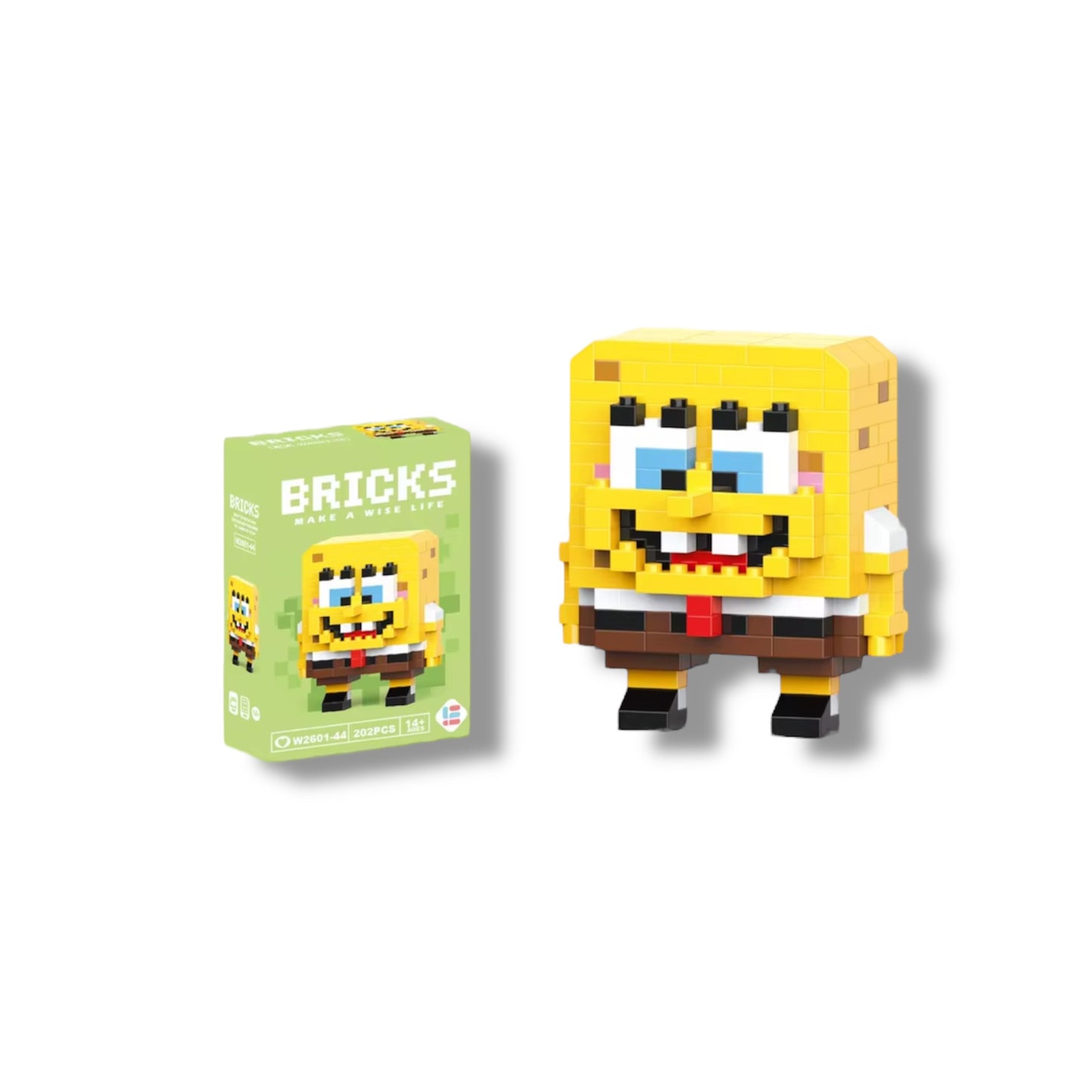 BRICKS ROMPECABEZAS DE BOB ESPONJA DE 202 PIEZAS