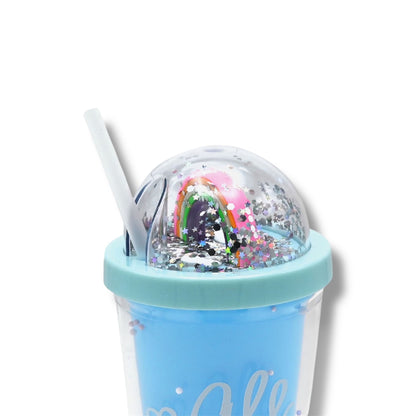 VASO PLÁSTICO CON DISEÑO ADORABLE