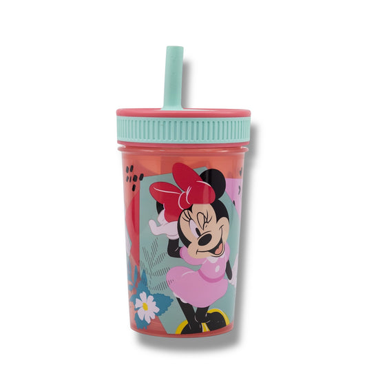 VASO PLÁSTICO CON DISEÑO DE MINNIE MOUSE
