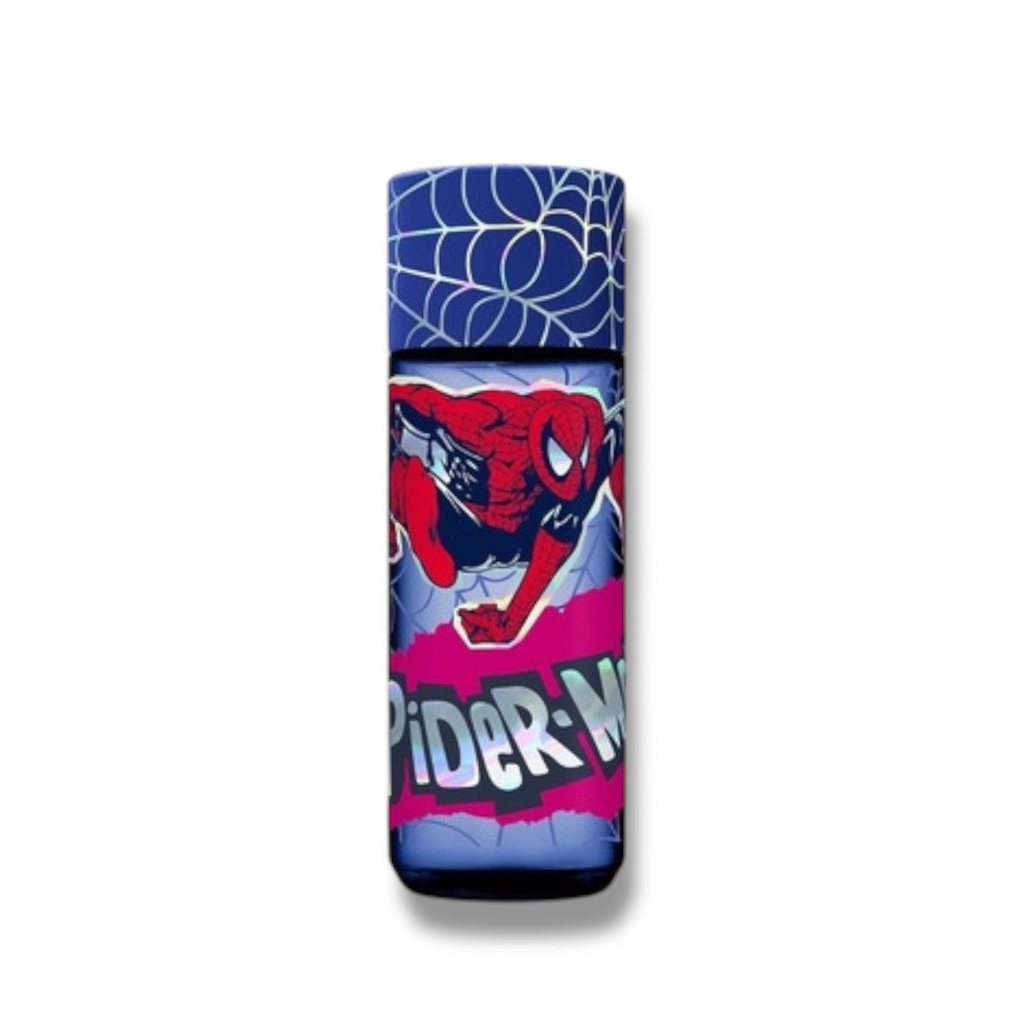 BOTELLA PLÁSTICA CON DISEÑO DE SPIDERMAN PARA NIÑOS