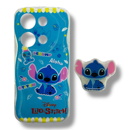 XIAOMI REDMI NOTE 13 PRO 4G / POCO M6 PRO - Estuche Colección STITCH con Pocket Socket