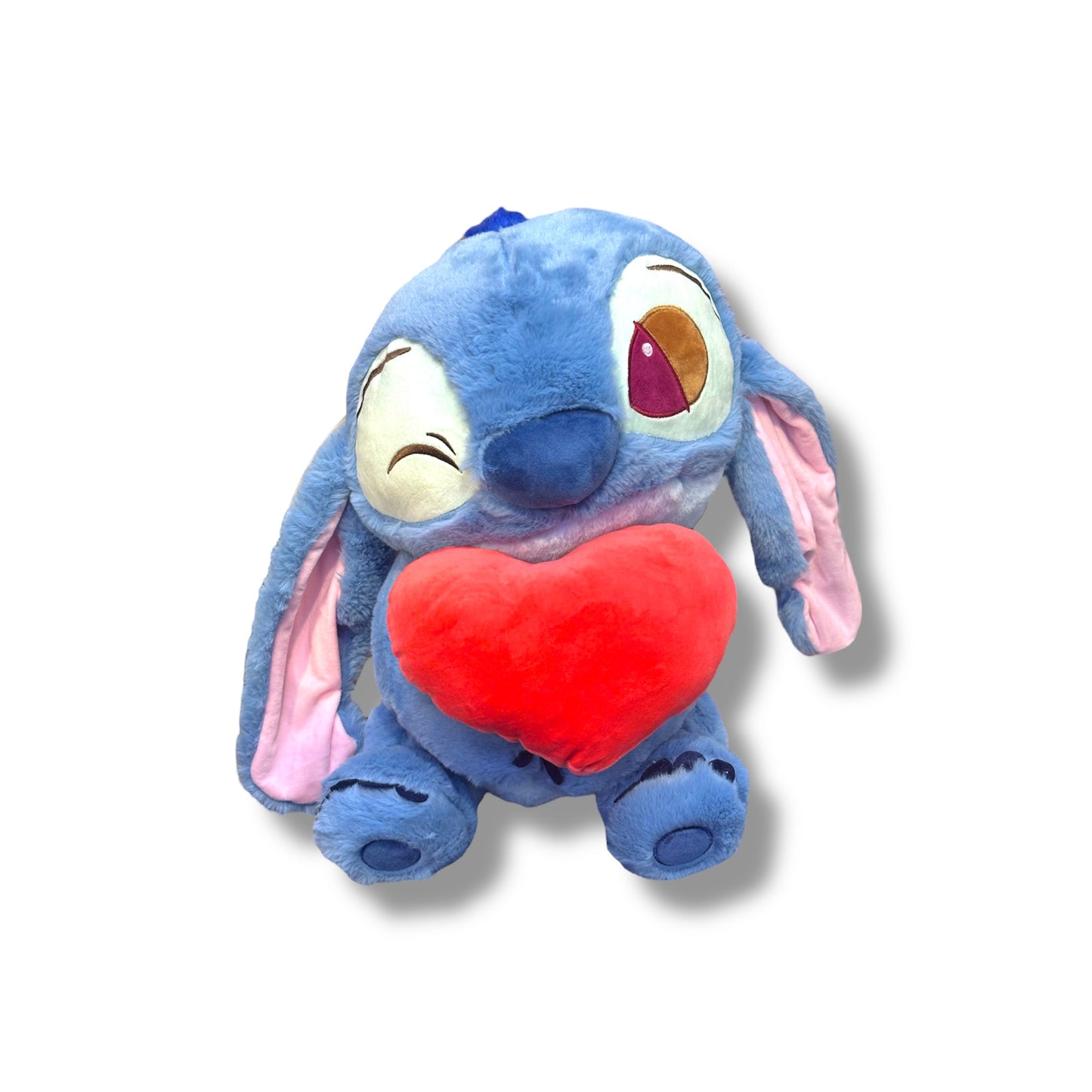 PELUCHE DE STITCH CON CORAZÓN DE 35 CM APROX
