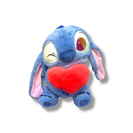 PELUCHE DE STITCH CON CORAZÓN DE 35 CM APROX