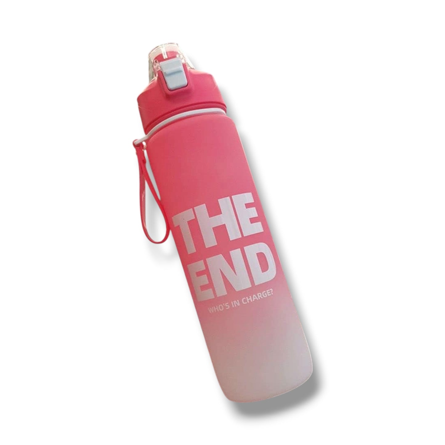 BOTELLA PLÁSTICA CON FRASES MOTIVACIONALES - 1000ML
