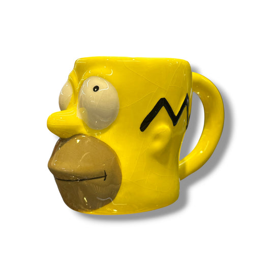 TAZA DE CERÁMICA CON DISEÑO 3D DE HOMERO THE SIMPSONS