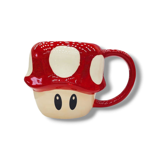 TAZA DE CERÁMICA CON DISEÑO 3D DE HONGO