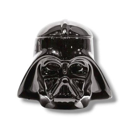 TAZA DE CERÁMICA CON DISEÑO 3D DE DARTH VADER - CON TAPA