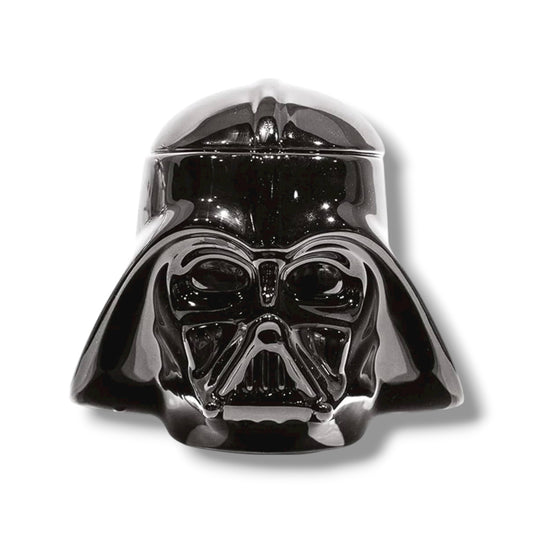 TAZA DE CERÁMICA CON DISEÑO 3D DE DARTH VADER - CON TAPA