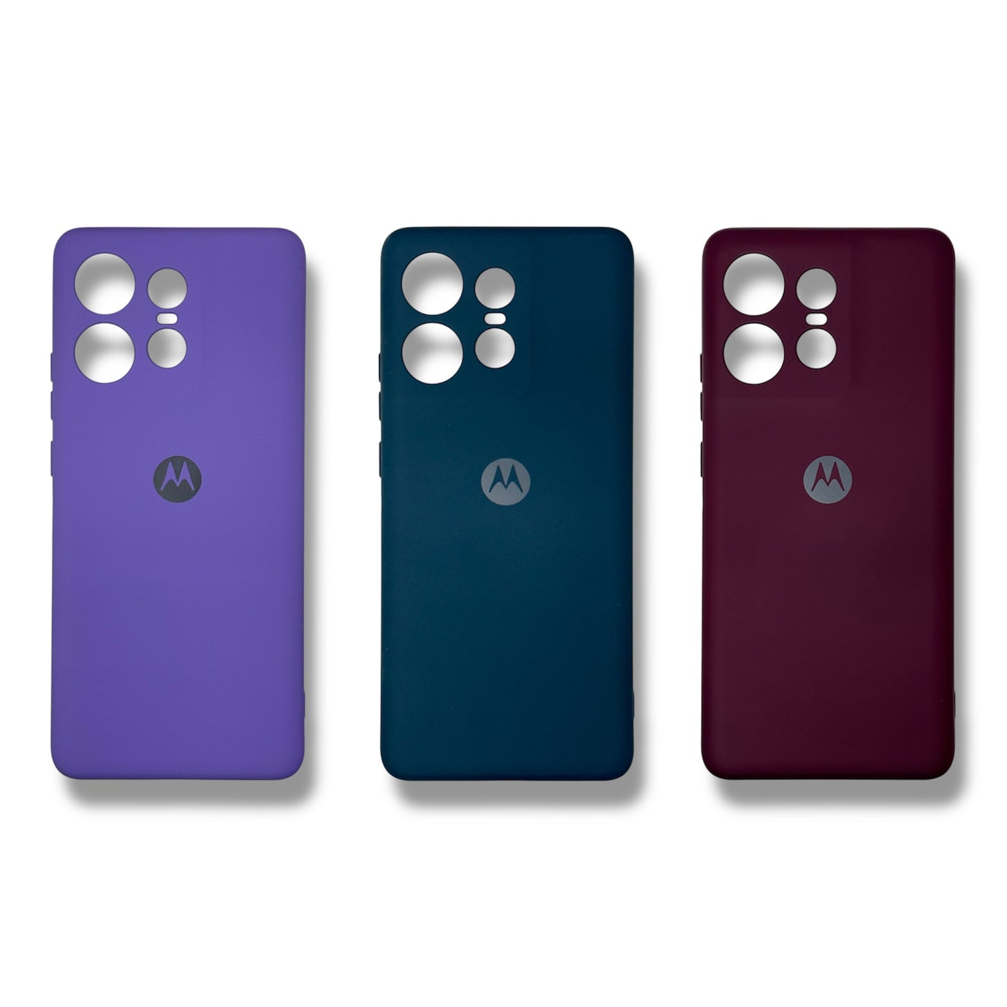 Motorola Edge 50 Pro - Estuche Silicone Colores Varios
