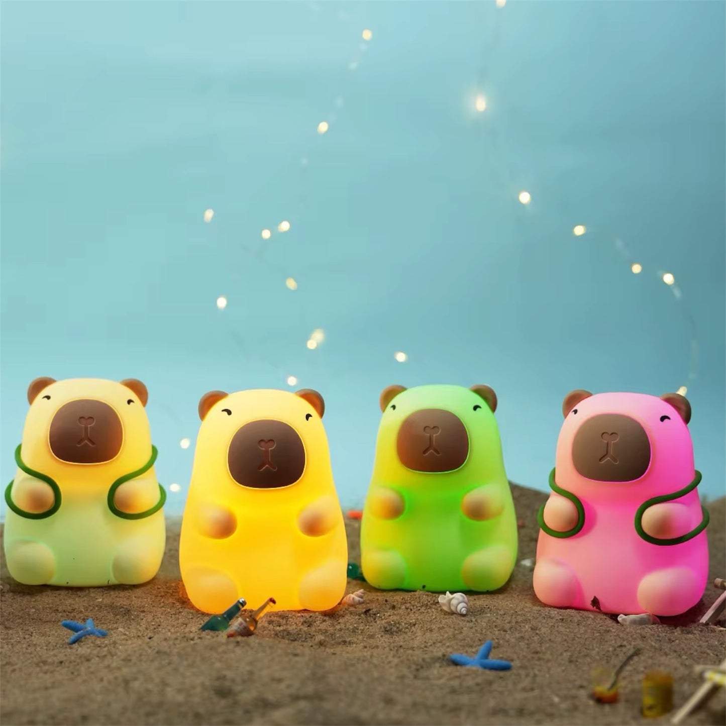 LÁMPARA 3D CON DISEÑO DE CAPIBARA DE 12 CM APROX