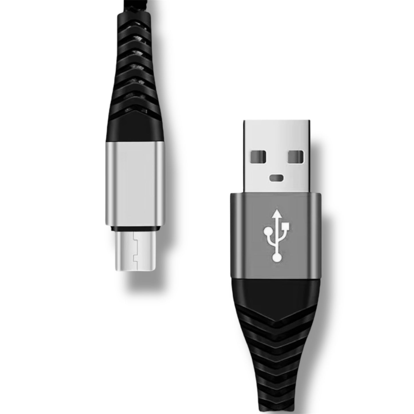 Cable USB-A a MICRO-USB 6A 1M - TRENZADO HOORY HR-X04