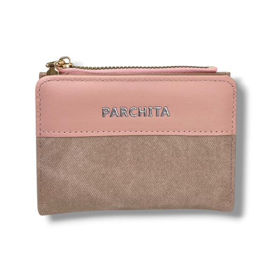 BILLETERA + MONEDERO PARCHITA AAA - VARIOS COLORES