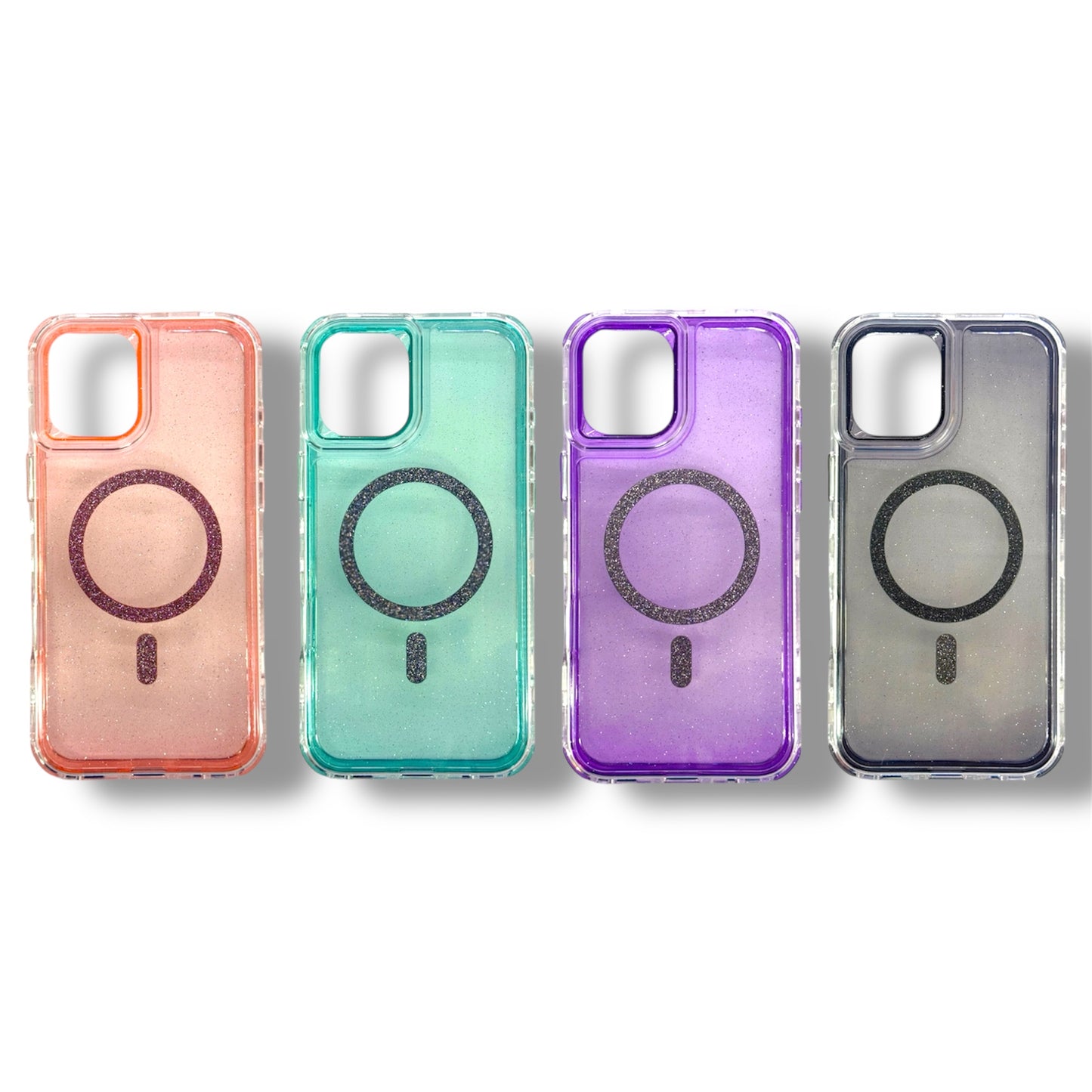 IPHONE 16 PLUS - ESTUCHE 360 ESCARCHADO CON MAGSAFE COLORES VARIOS