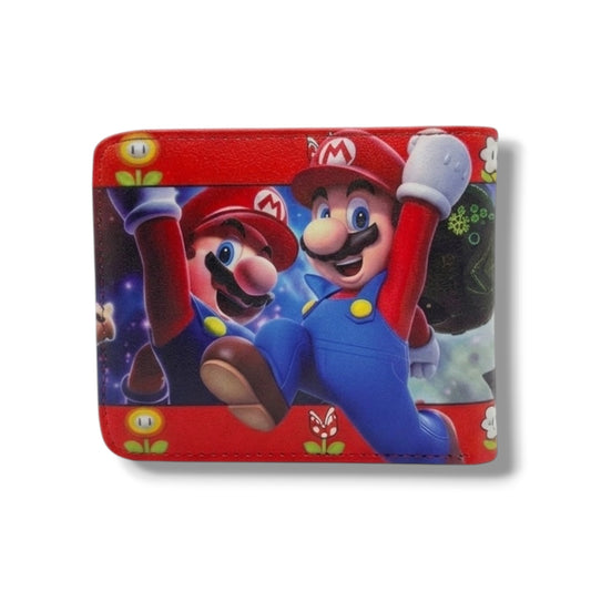 BILLETERA CON DISEÑO DE MARIO BROS