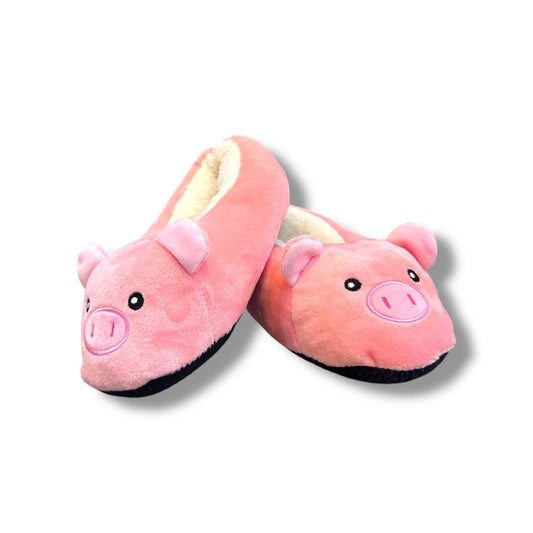 Pantuflas en forma de cerdito - talla 24 - 30