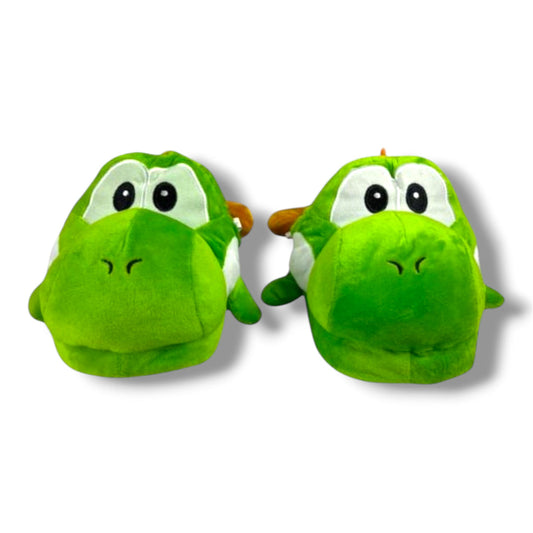 PANTUFLAS CON DISEÑO DE YOSHI - TALLA 36