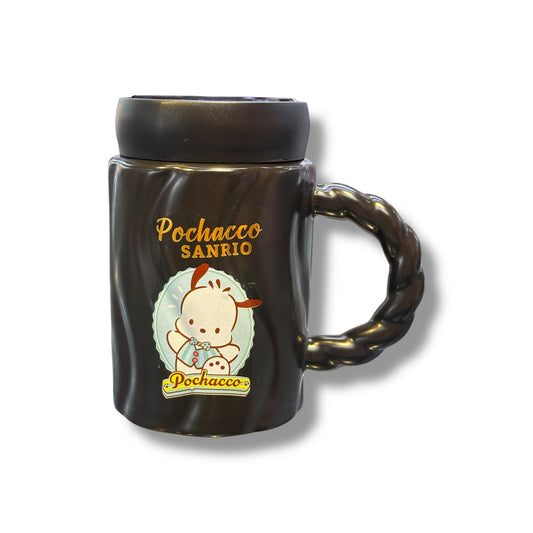 TAZA TERMICA DE CERÁMICA CON DISEÑO DE POCHACCO