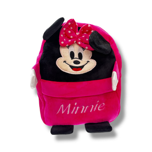 MOCHILA PELUCHE DE MICKEY MOUSE - MINNIE MOUSE - 1 UNIDAD