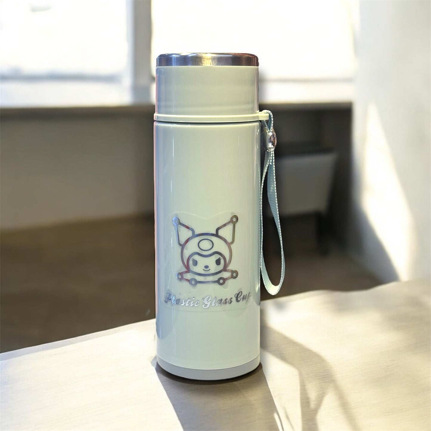 Botellas con diseños de Kuromi - blanca - verde claro - rosado - precio por unidad