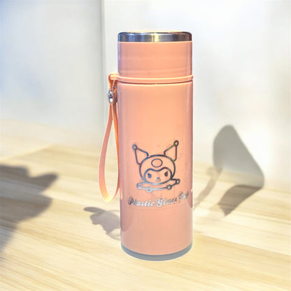 Botellas con diseños de Kuromi - blanca - verde claro - rosado - precio por unidad