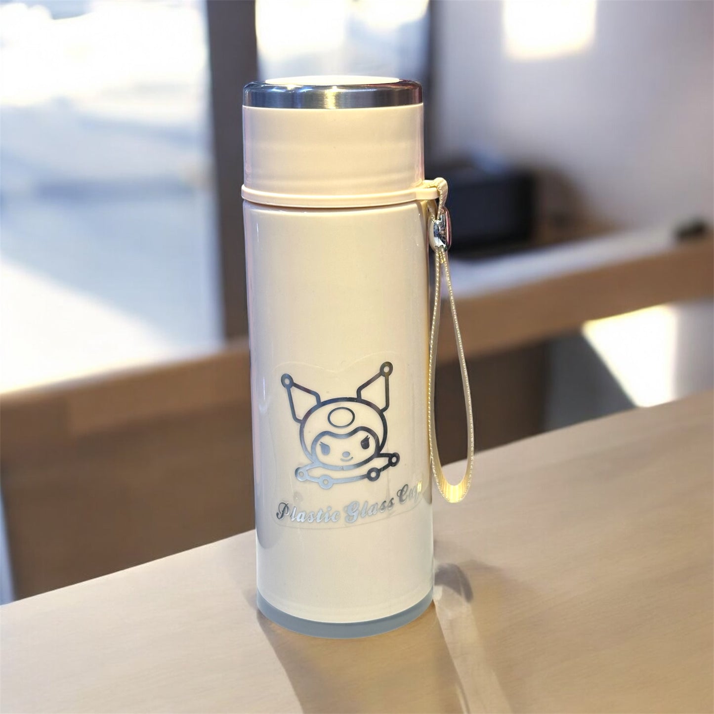 Botellas con diseños de Kuromi - blanca - verde claro - rosado - precio por unidad