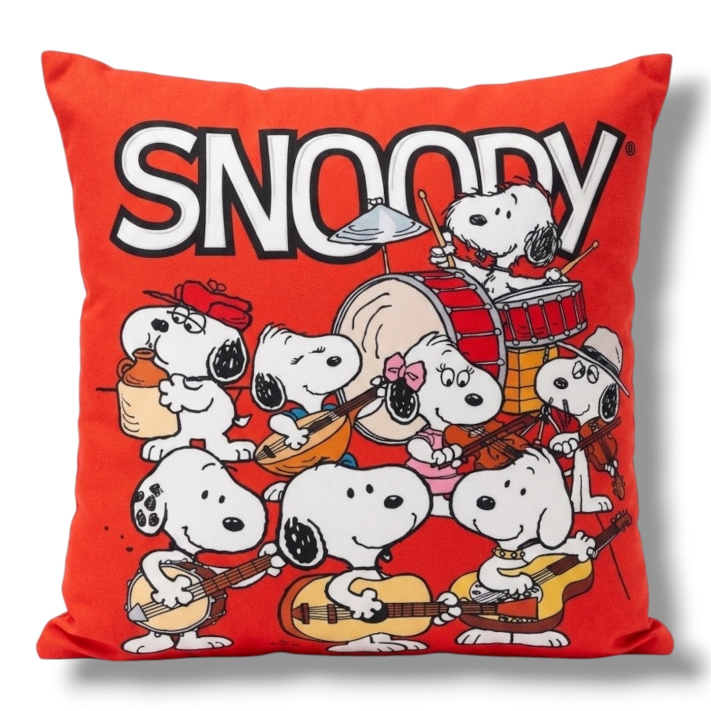 ALMOHADA CON DISEÑO DE SNOOPY DE 44x44 CM APROX