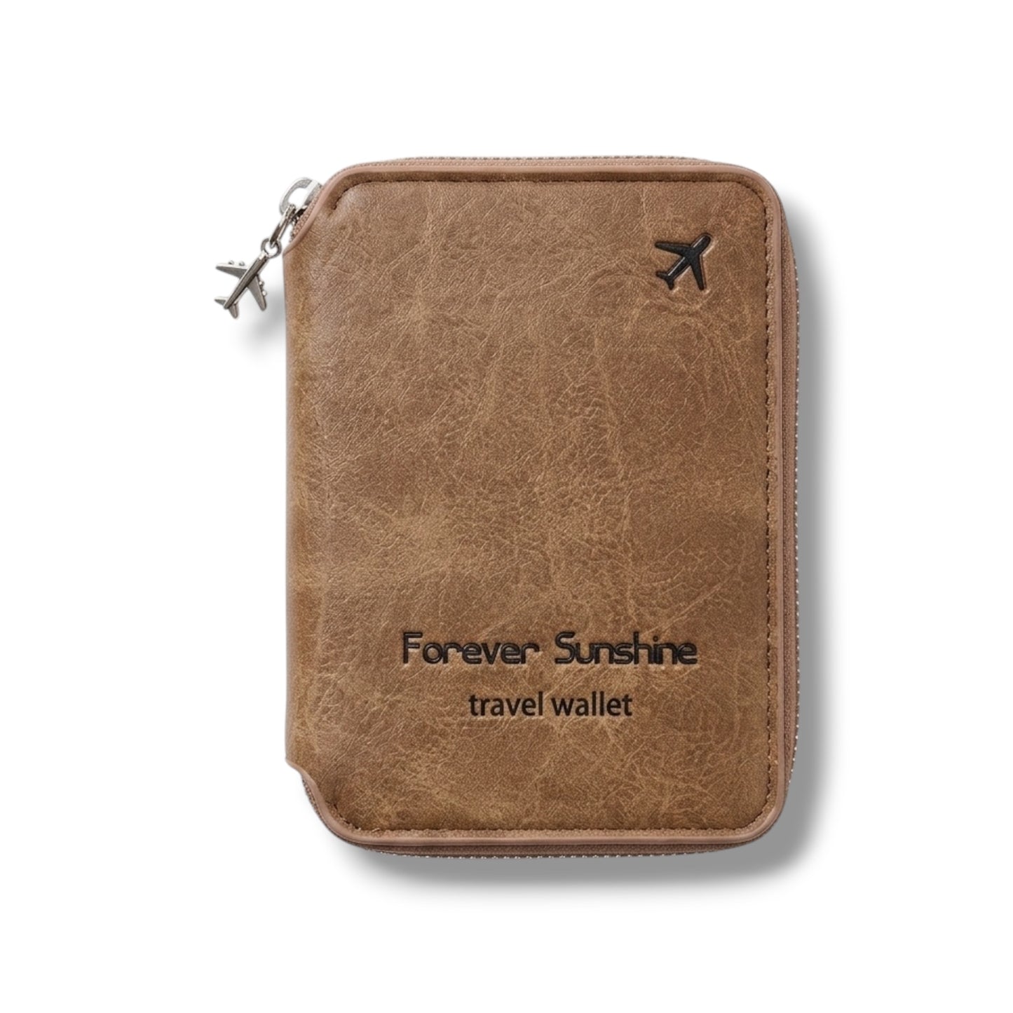 PORTA PASAPORTE MULTI USO - MARRÓN OSCURO