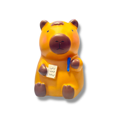 Figura plástica en forma de Capibara de 10 CM - 1 UNIDAD