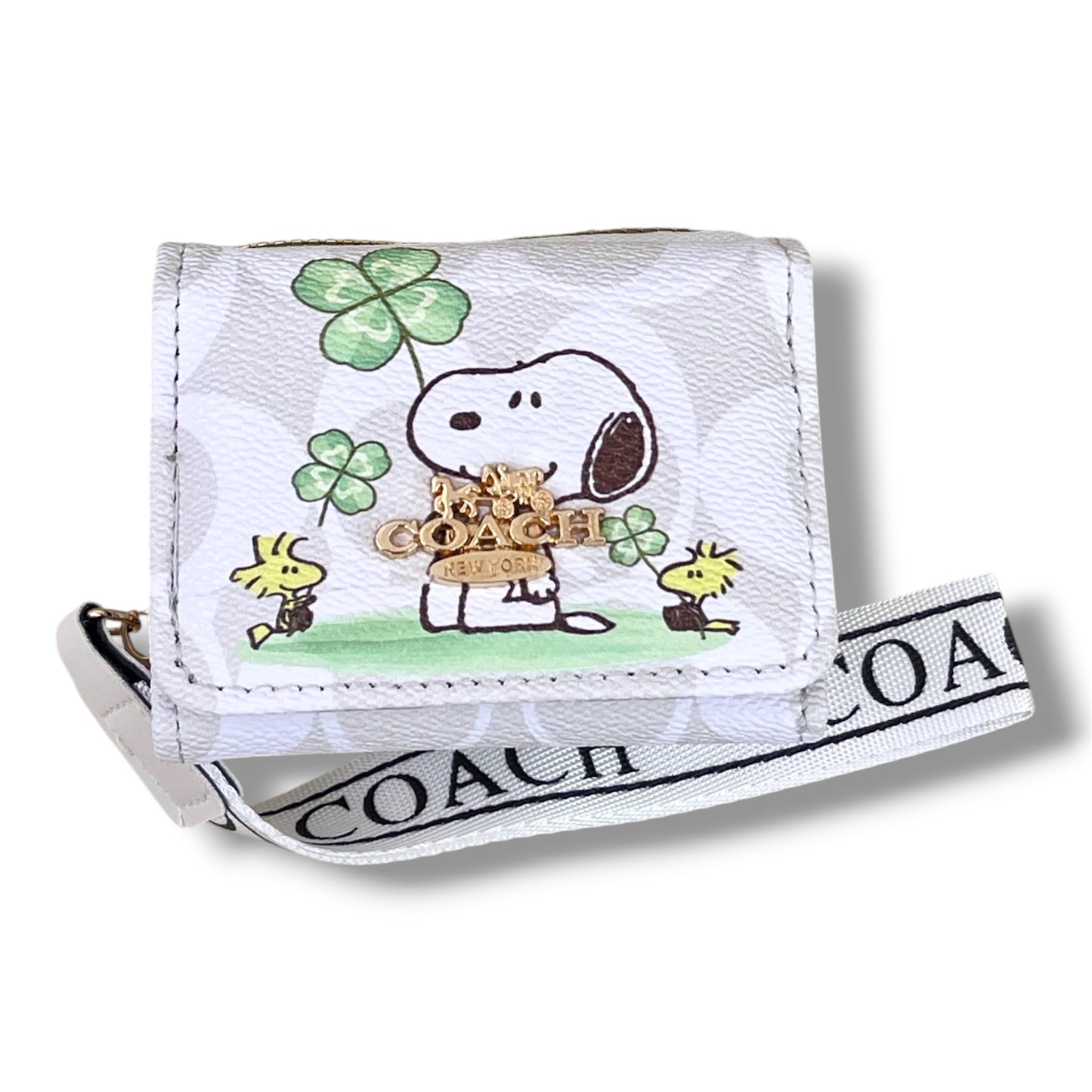 BILLETERA + TARJETERO CON DISEÑO DE SNOOPY - VARIOS DISEÑOS