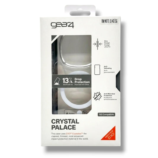 XIAOMI REDMI NOTE 15 4G / 5G - ESTUCHE TRASPARENTE COLECCION GEAR4 CRYSTAL PALACE MAGSAFE COLORES VARIOS