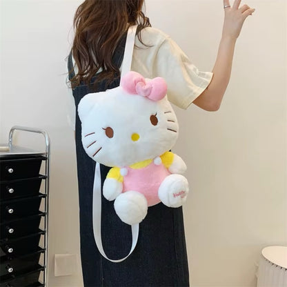 MOCHILA PELUCHE DE HELLO KITTY - 30 CM APROX