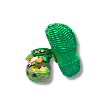 Chancletas Crocs de Minecraft para niños