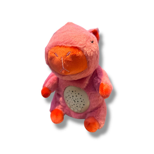 Peluche de Capibara con proyector de luz y música - diferentes colores