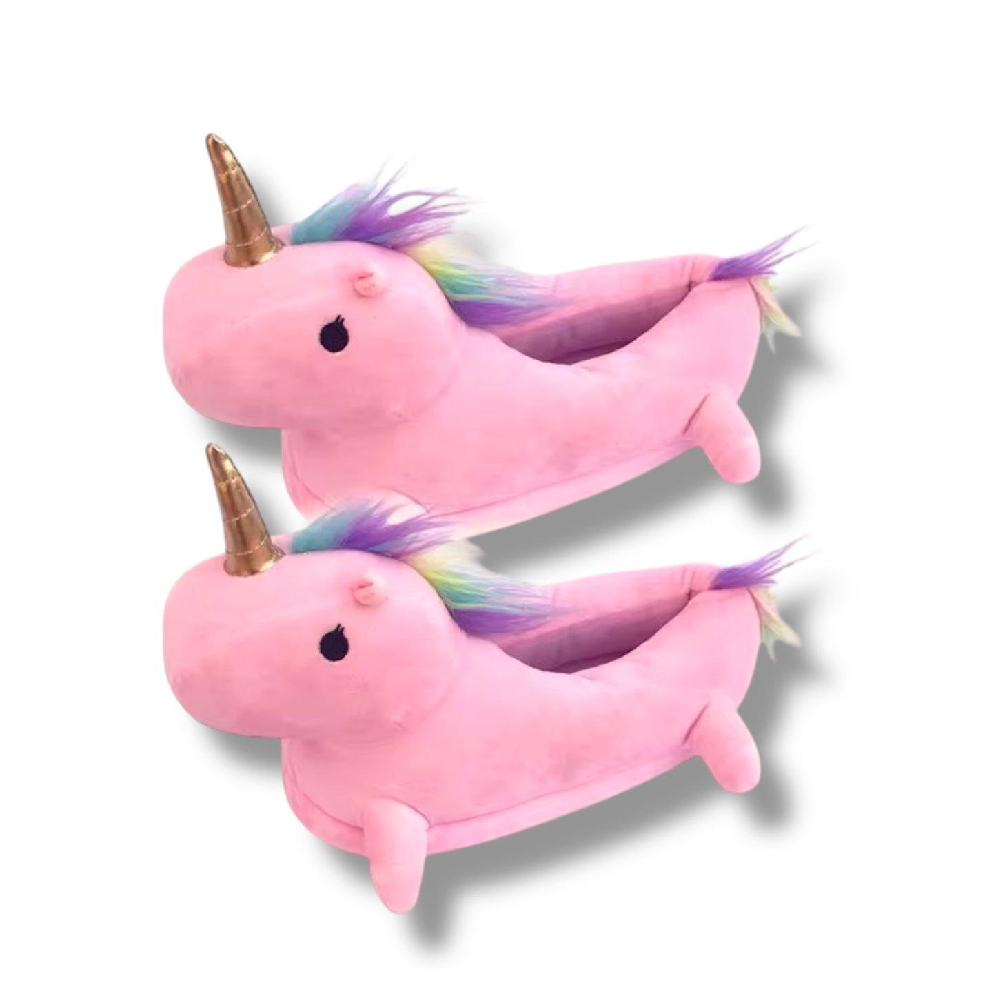 PANTUFLAS PARA NIÑA CON DISEÑO DE UNICORNIO