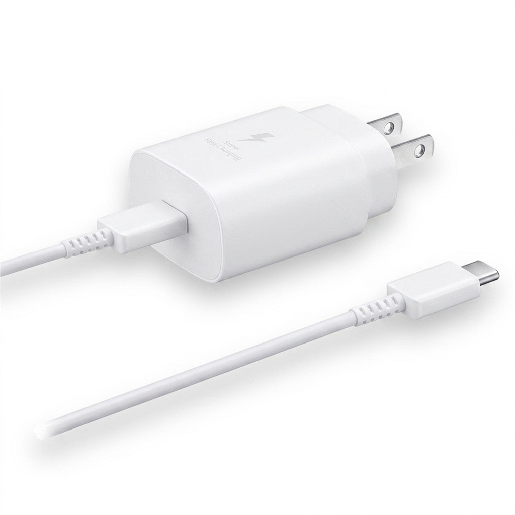 CARGADOR 25W SAMSUNG USB-C CON CABLE 3A