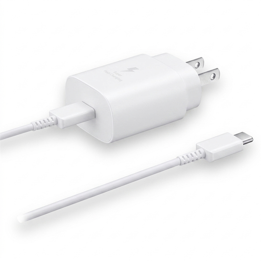 CARGADOR 25W SAMSUNG USB-C CON CABLE 3A