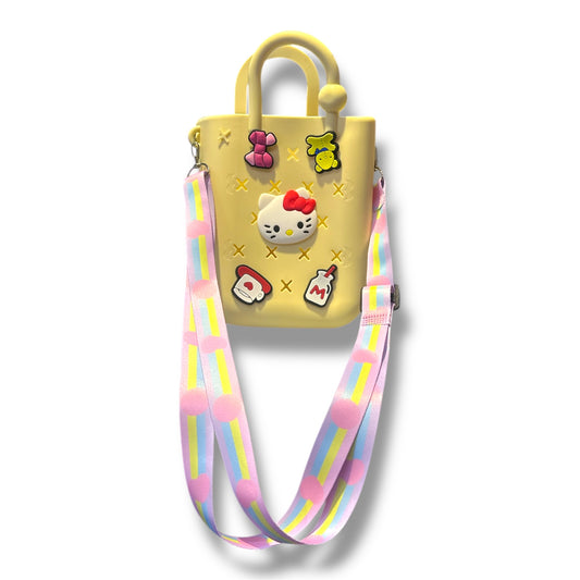Billetera de silicona con diseño de Hello Kitty para niñ@s