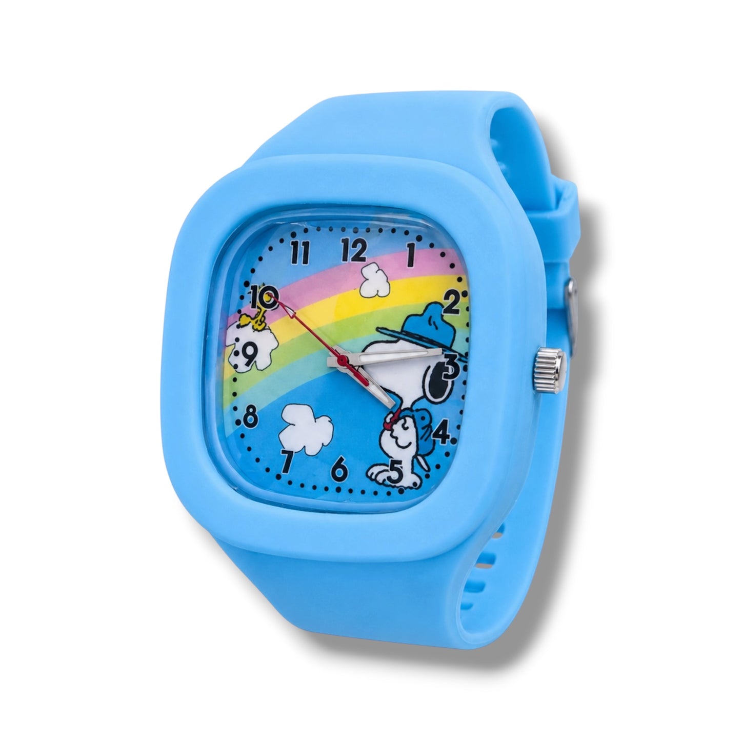 RELOJ ANALÓGICO CON DISEÑO DE SNOOPY VARIOS COLORES