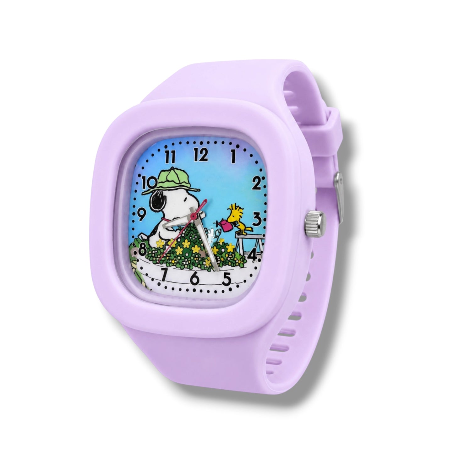 RELOJ ANALÓGICO CON DISEÑO DE SNOOPY VARIOS COLORES