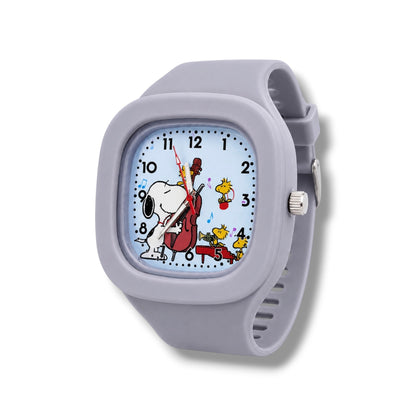 RELOJ ANALÓGICO CON DISEÑO DE SNOOPY VARIOS COLORES
