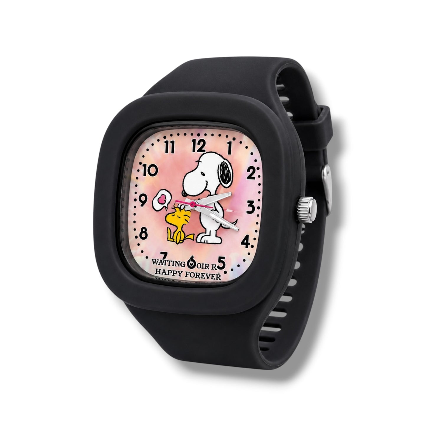 RELOJ ANALÓGICO CON DISEÑO DE SNOOPY VARIOS COLORES