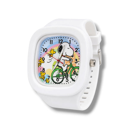 RELOJ ANALÓGICO CON DISEÑO DE SNOOPY VARIOS COLORES