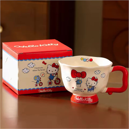 TAZA DE CERÁMICA CON DISEÑO DE HELLO KITTY  VARIOS DISEÑOS - 1 UNIDAD
