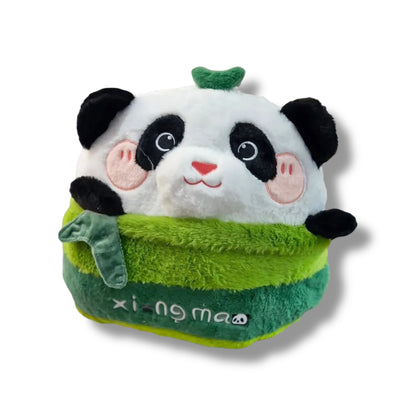ALMOHADA EN FORMA DE PANDA CON COBIJA