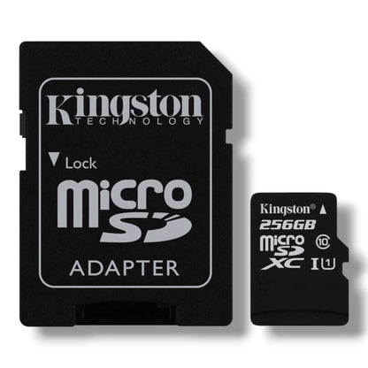 MEMORIA MICRO SD 256GB KINGSTON CLASE 10 UHS-1